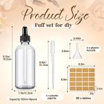 48 Pcs Glass Dropper Bottles with Accessories