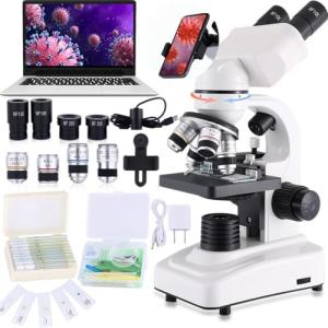 Professional Compound Binocular Microscope 40X-2500X