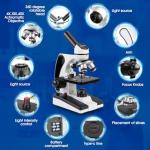 Sedumic 40X-2000X Monocular Microscope with Slides