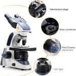 SWIFT SW380B Professional Binocular Microscope 40X-2500X