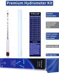 Triple Scale Hydrometer Testing Kit for Beverages