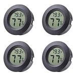 Veanic 4-Pack Mini Digital Indoor Thermometer/Hygrometer