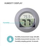 Veanic 4-Pack Mini Digital Indoor Thermometer/Hygrometer