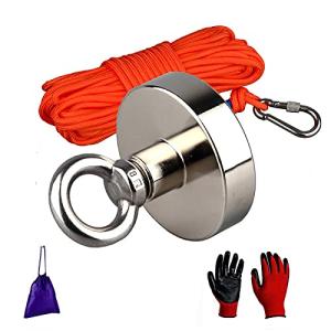 MUTUACTOR 400lbs Fishing Magnet with 20m Rope