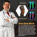Copper Knee Braces for Pain Relief - 2 Pack