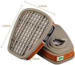 Active Carbon Respirator: Reusable Face Cover Set