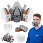 Reusable Face Mask with Filters - Half Mask Set