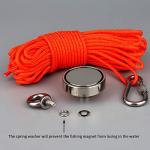 MUTUACTOR 400lbs Fishing Magnet with 20m Rope
