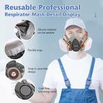 Reusable Face Mask with Filters - Half Mask Set