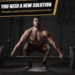 Copper Knee Braces for Pain Relief - 2 Pack