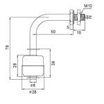 M10 Side Mount Water Level Sensor Switch