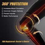 Copper Knee Braces for Pain Relief - 2 Pack