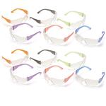 12-Pack Kids' Safety Glasses with Colorful Frames