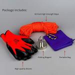 MUTUACTOR 400lbs Fishing Magnet with 20m Rope