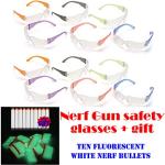 12-Pack Kids' Safety Glasses with Colorful Frames