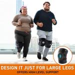 Plus Size Knee Brace with Side Stabilizers