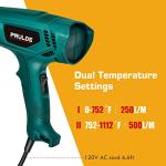 PRULDE HG0080 Hot Air Gun Kit with Nozzles