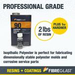 Food-Grade Iso Polyester Resin Hardener Kit - 1 Qt