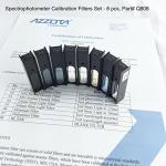 Azzota 8-Piece Spectrophotometer Calibration Filters Set
