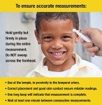 Temple Touch Digital LCD Fever Thermometer - Quick Read