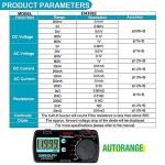 allsun Mini Digital Multimeter for AC/DC Testing