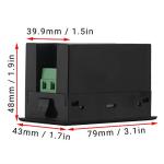 DROK AC Voltage & Current Meter with LCD Display