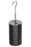 EISCO 10-Piece Slotted Mass Set, 1000g