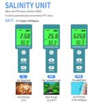 8-in-1 Digital Water Tester for Pools & Salinity