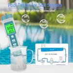 8-in-1 Digital Water Tester for Pools & Salinity