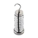 QWORK 13-Piece Slotted Weight Set with Case