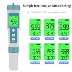 8-in-1 Digital Water Tester for Pools & Salinity