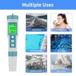 8-in-1 Digital Water Tester for Pools & Salinity