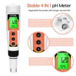Digital 4-in-1 pH and TDS Water Meter