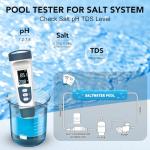 5-in-1 Digital PH and Salinity Tester Meter