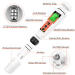 Digital 4-in-1 pH and TDS Water Meter