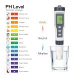 VIVOSUN 3-in-1 Digital pH Meter for Water Testing