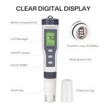 VIVOSUN 3-in-1 Digital pH Meter for Water Testing