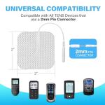 40PCS Reusable Self-Adhesive TENS Unit Pads