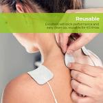 AUVON 24-Pack Rectangular TENS Unit Pads