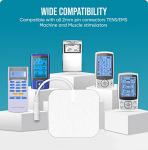 TENS Unit Replacement Pads - 20 Reusable Electrodes