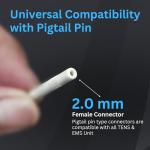 Santamedical 2"x2" Reusable Electrode Pads - 40 Pack