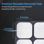 Santamedical 2"x2" Reusable Electrode Pads - 40 Pack