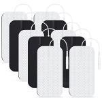 AUVON 10-Pack 2"x4" Latex-Free TENS Pads