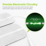 AUVON 10-Pack 2"x4" Latex-Free TENS Pads