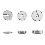 QWORK 13-Piece Slotted Weight Set with Case