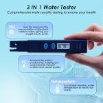 Japanese 3-in-1 TDS Water Quality Tester