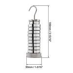 QWORK 13-Piece Slotted Weight Set with Case