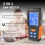 3-in-1 Rechargeable EMF Meter for Home & Office