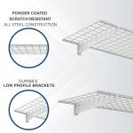 Heavy Duty Steel Wall Mounted Garage Shelves 2-Pack