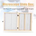 Microscope Slide Storage Box with Lockable Lid